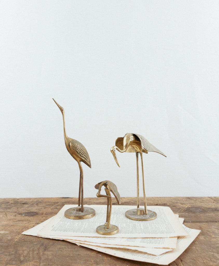 Antique Brass Bird Collection