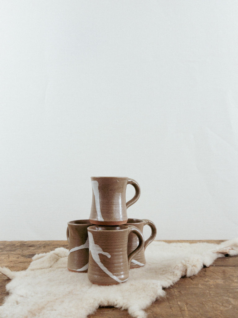 Glazed Pottery Mug Set